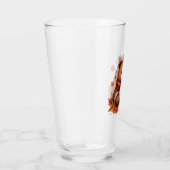 Rustikaler/Vintager Herbstbär Glas (Rechts)