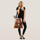 Rustikaler/Vintager Herbstbär Tasche (Am Model)