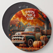 Rustikaler/Vintager Herbstwagen Button (Vorne & Hinten)