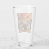 Rustikaler/Vintager Herbstwagen Glas (Rückseite)