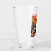 Rustikaler/Vintager Herbstwagen Glas (Rechts)