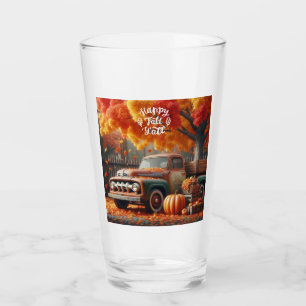 Rustikaler/Vintager Herbstwagen Glas