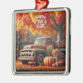 Rustikaler/Vintager Herbstwagen Ornament Aus Metall (Links)