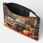 Rustikaler/Vintager Herbstwagen Zubehörtasche (Offen)