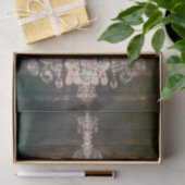 Rustikaler Vintager Kronleuchter aus rustikalem St Seidenpapier (Geschenk)