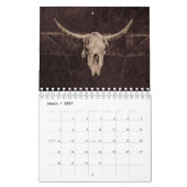 Rustikaler Vintager Landbetrieb Art 2024 Kalender (Mär 2027)