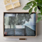 Rustikaler Vintager LKW-Hof Seidenpapier (Geschenk)