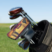 rustikaler/Vintager LKW im Betrieb Golf Headcover (In Situ)