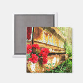 Rustikaler Vintager Lkw Magnet (Vorderseite/Rückseite)