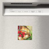 Rustikaler Vintager Lkw Magnet (In Situ (Geschirrspüler))