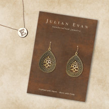 Rustikaler Vintager Schmuck aus Ton