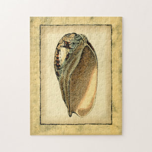 Rustikaler Vintager Seashell Puzzle