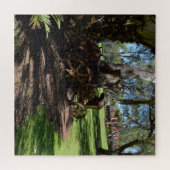 Rustikaler Vintager Traktor, Puzzle (Horizontal)