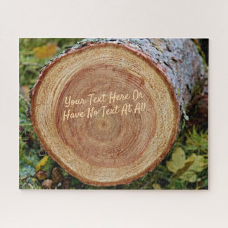 Rustikaler Vintager Waldbaum Puzzle