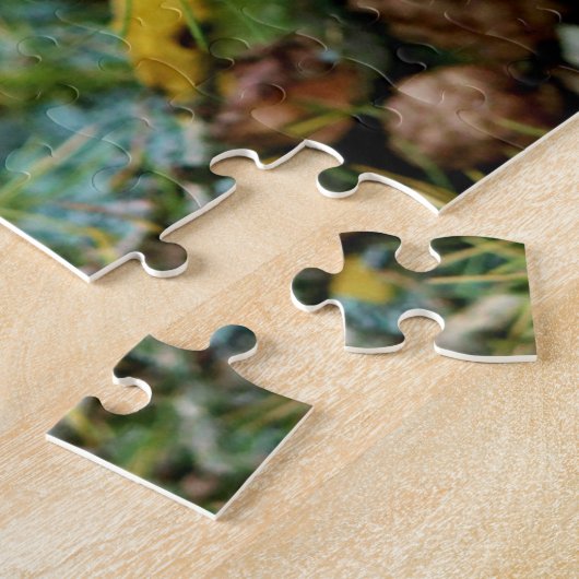 Rustikaler Vintager Waldbaum Puzzle (Seite)