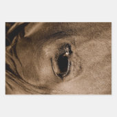 Rustikaler Vintager Western Geschenkpapier Set (Vorderseite 3)