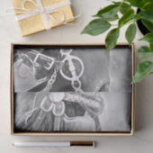 Rustikaler Vintager Western  Kunst Seidenpapier (Geschenk)