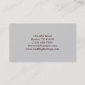 rustikaler Vintager Westernland-Modecowboy Visitenkarte (Rückseite)