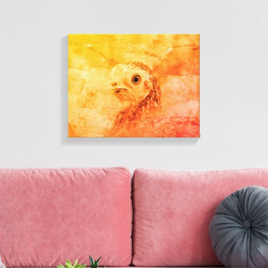 Rustikaler Vogel Leinwanddruck (Insitu (Wohnzimmer))