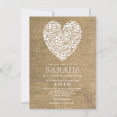 Rustikaler Vorrat das Küchen-Brautparty-Party Einladung (Vorderseite)