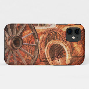 Rustikaler Wagenrad-Hufeisen Western Style Case-Mate iPhone Hülle