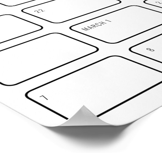 Rustikaler Wald | Baby Shooter Birthday Guessing G Poster (Ecke)