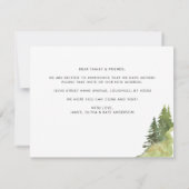 Rustikaler Wald, den wir bewegt haben neue Zuhause Ankündigung (Rückseite)