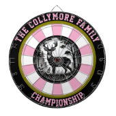 Rustikaler Wald Hirsche Kunst Dartscheibe (vorne)