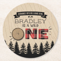 Rustikaler Wald Kariert Lumberjack Boys 1. Geburts