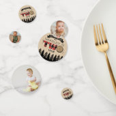 Rustikaler Wald Kariert Lumberjack Boys 2. Geburts Konfetti (Gruppe)