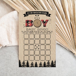 Rustikaler Wald Kariert Lumberjack Boys Baby Bingo