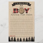 Rustikaler Wald Kariert Lumberjack Boys Babyberatu (Vorderseite)