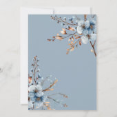 Rustikaler Wald kleine sonnige Babydusche Einladun Einladung (Rückseite)