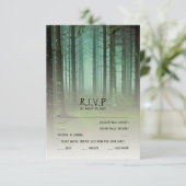 Rustikaler Wald Magische Wälder Fall Land RSVP Karte (Stehend Vorderseite)