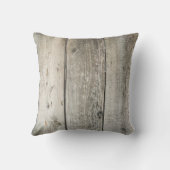 Rustikaler Wald Personalisierte Familienhäuser Nam Kissen (Rückseite)