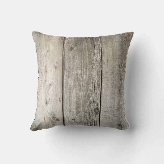 Rustikaler Wald Personalisierte Familienhäuser Nam Kissen (Rückseite)