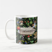 Rustikaler Wald Pilze Pflanze Berries Kaffeetasse (Links)