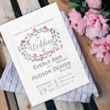 Rustikaler Wald Pink Garland Barn Wood Wedding