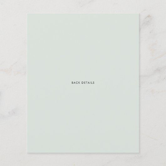 Rustikaler Wald Save the Date (Rückseite)