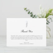 Rustikaler Wald und Berghütte Danke Karte (Stehend Vorderseite)