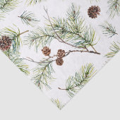 Rustikaler Wald-Urlaub im Wald Seidenpapier (Detail)