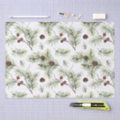 Rustikaler Wald-Urlaub im Wald Seidenpapier (Handwerk)