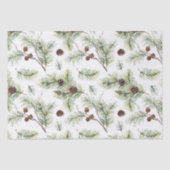 Rustikaler Wald-Urlaub im Wald Seidenpapier (Vorderseite)