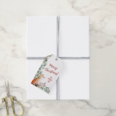 Rustikaler Waldfuchs Geschenkanhänger (Mit Garn)