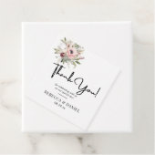 rustikaler Wasserfarben-Blumenstrauß Geschenkanhänger (Beispiel)