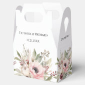 rustikaler Wasserfarben-Blumenstrauß Geschenkschachtel (Geöffnet)