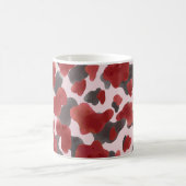 Rustikaler Wasserfarben-Wintertierdruck Kaffeetasse (Mittel)