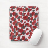 Rustikaler Wasserfarben-Wintertierdruck Mousepad (Mit Mouse)