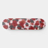 Rustikaler Wasserfarben-Wintertierdruck Skateboard (Horizontal)