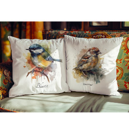 Rustikaler Wasserfarbenammer, kundenspezifisch Kissen